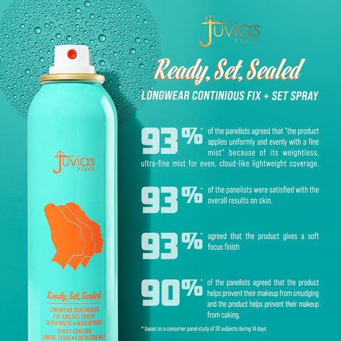 Ready, Set, Sealed Longwear Continuous Fix and Set Spray - Ultra Matte + Waterproof