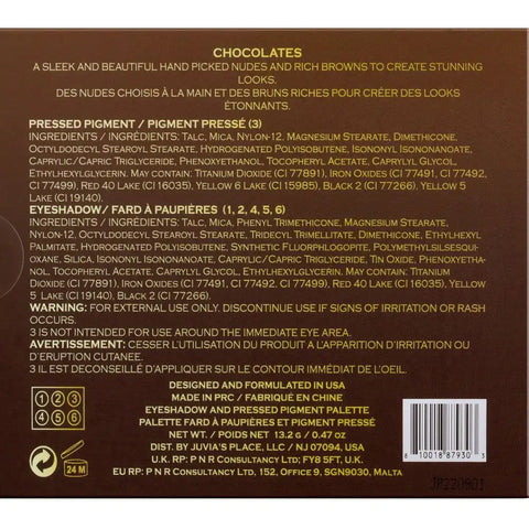 The Chocolates  Palette
