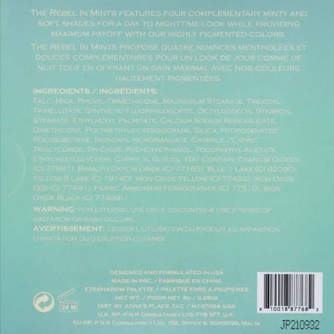 The Rebel Mint Palette