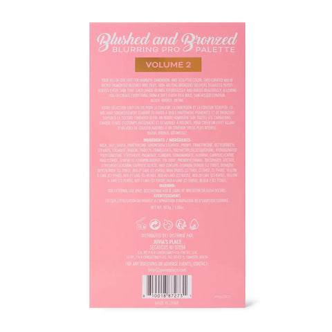 Blushed and Bronzed Blurring pro palettes