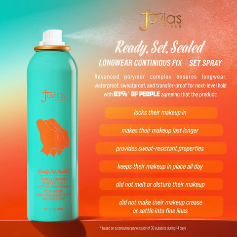 Ready, Set, Sealed Longwear Continuous Fix and Set Spray - Ultra Matte + Waterproof